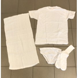 5 Lots de sous-vêtements coton avec serviette 