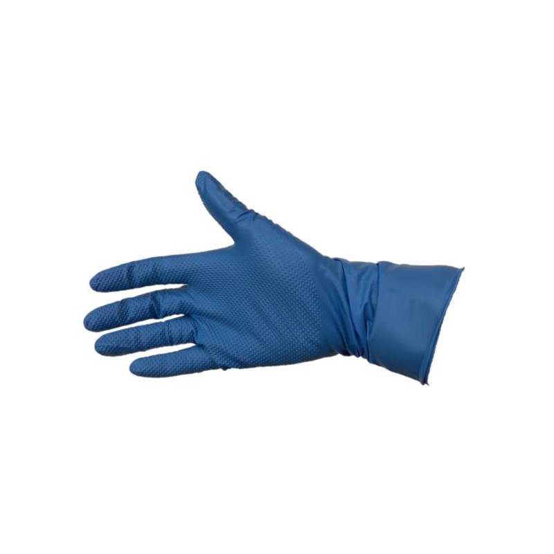 Achat gant nitrile bleu taille M