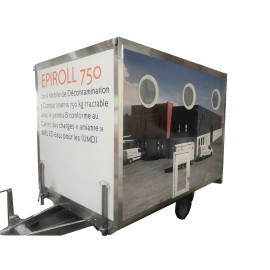 Unité Mobile de Décontamination EPIROLL750 (750 kg / 3 mètres) gaz conforme ED6307