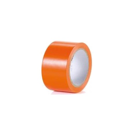 Ruban PVC orange de protection 75mm x 33m