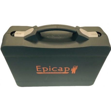 Valise plastique EPICAP pour le transport et le stockage des masques